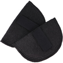 1 Pair Adhesive Sponge Shoulder Pads for Women Suits, Thin 1cm Self-Stick Replacement Shoulder Pads