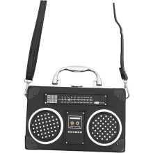 Umhängetasche für Damen, stilvolle, radioförmige Modische Tasche, kleine Schultertasche für den Alltag