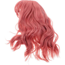 Perruque courte ondulée au carré avec frange pour femme, style réaliste en cheveux synthétiques bouclés