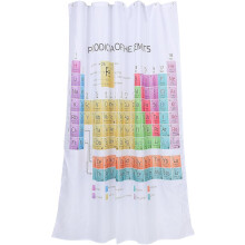 Periodensystem-Duschvorhang, wasserdicht, groß, Polyester, einzigartiges Design, wissenschaftlich