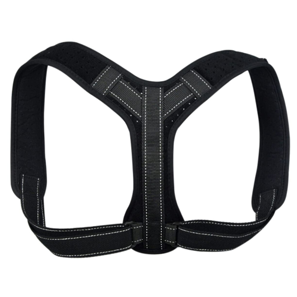 Hkhbjs Black Posture Corrector Adjustable Back Straightener