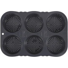 Moule à cake antiadhésif en silicone à 6 cavités - Outil de cuisson polyvalent - Accessoire de cuisine
