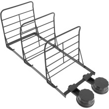 Dreistöckiges, klappbares Aufbewahrungsregal aus Edelstahl mit Saugnäpfen – platzsparend und vielseitig – Badezimmer-Regal-Organizer