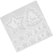 Forma na vánoční stromeček, pryskyřičné formy pro kutily, epoxidové tvoření, řemesla