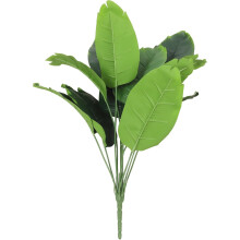 Realistisch anmutende, frische, grüne, künstliche Blattstiel-Dekoration, künstliche Pflanzenverzierungen, Kunststoff-Kunstpflanzen-Ornament