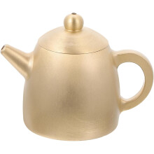 Kreative Teekanne aus Messing als Tischdekoration im chinesischen Stil, Miniatur-Teekanne aus Gold