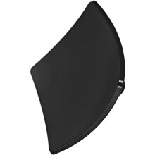 Tragbarer Seifenhalter und dekorative Seifenschale aus robustem ABS-Material, schwarz