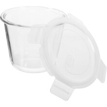 Glas-Vorratsbehälter, Glasschüssel 700 ml, multifunktional, auslaufsicher