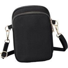 Mini-Umhängetasche für Damen, kleine Handytasche mit mittlerem Fassungsvermögen, vielseitig einsetzbar, aus Nylon und einer robusten Legierung