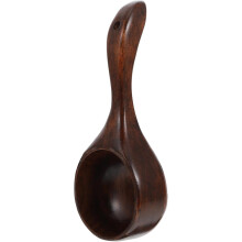 Cuillère de cuisine Phoebe Zhennan, manche en bois, forme ronde, prise en main confortable.