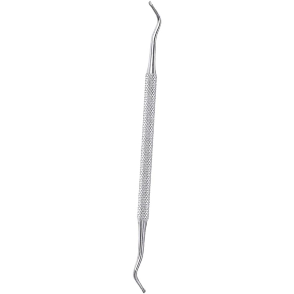 Hkhbjs Stainless Steel Cuticle Spoon Nail Cleaner Dual-Ended Peeler Scraper Tool