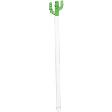 Bâtonnets à jus créatifs en forme de cactus, décoration portable pour la maison et les cafés.