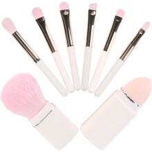 Ensemble de pinceaux de maquillage professionnels pour les yeux, mini pinceaux estompeurs portables, outils de maquillage pour les yeux de voyage