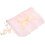 Capacity Makeup Bag Bow Cute Polyester Travel Pouch for Portable Storage Organizer 1