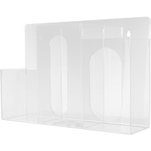 Multifunktionaler Taschentuchmaskenhalter aus Acryl, einfach zu montierende Aufbewahrungsbox für Zuhause