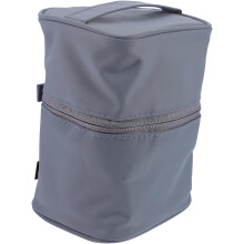Neceser de viaje portátil, bolsa de almacenamiento de maquillaje con múltiples compartimentos.