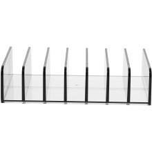 Ακρυλικό Καλλυντικό Display Rack 7-διαμερισμάτων Κουτί Οργανωτή Αποθήκευσης Μακιγιάζ