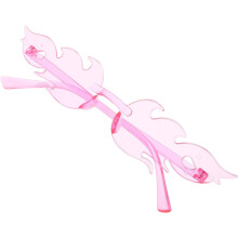 Sonnenbrille mit Flammenmuster, rosa Rahmen, leichte UV-Schutz-Sonnenbrille für Damen
