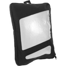 Aufbewahrungstasche für Surfbrettflossen (34 x 25 cm) mit Schraubendrehertasche, schwarz, Organizer für Surfbrettzubehör