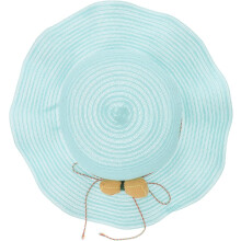 Sombrero de sol ligero y transpirable para niños con protección solar para actividades al aire libre, color azul.