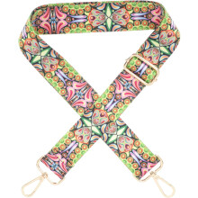 Floral Design Banjo Strap Vintage Banjo Belt Adjustable Polyester Dirt-resistant Washable Creative Accessory