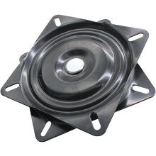 Chair Swivel Recliner Chair Rotating Swivel Plate 360 Free Rotation Stable Steel Construction Black Finish Suitable