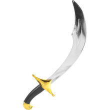 Plast piratkniv svärd rekvisita för Halloween piratfesttillbehör pojkar och flickor äventyrsleksak festgåvor