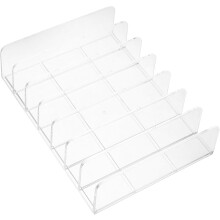 Make-up-Aufbewahrungsbox aus Acryl mit 7 großen Fächern, Kosmetikvitrine für den Schreibtisch