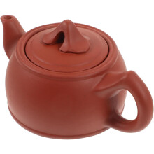 Lila Ton-Teekanne für losen Tee, 160 ml, braunes Vintage-Design, sicher in der Anwendung, tragbar für Zuhause und Hotel