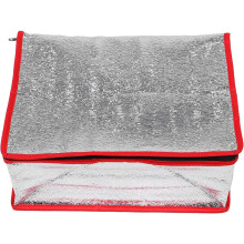 Wiederverwendbare, isolierte Versandkarton-Einlegebeutel 36 x 26 x 15 cm, Thermotaschen für den Lebensmitteltransport