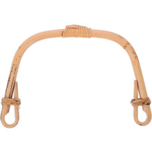 Teekannengriff-Ersatz, U-förmig, aus Rattan, braun, Vintage-Stil, komfortabel