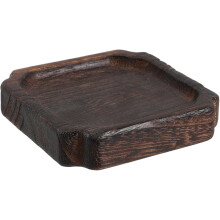 Rustic Wooden Serving Platter with Vintage Design, Decorative Wood Tray