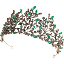 1 Stück antike Strass-Tiara Haarschmuck für Bräute, Barockkrone Accessoire