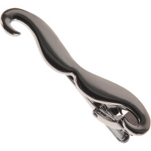 Pince à cravate en forme de barbe, accessoire amusant pour homme, idéal pour les tenues professionnelles et formelles.