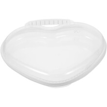 Hartvormige, transparante toilettas met harde schaal en ritssluiting, stootbestendige reisorganizer