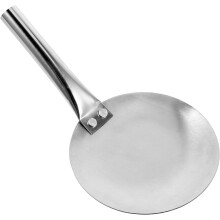 Cuillère à tofu multifonctionnelle en acier inoxydable argenté