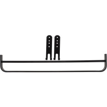 Multifunktionaler Kleiderbügel/Handtuchhalter für die Wand, 58 cm, Aluminiumlegierung, Doppelhaken