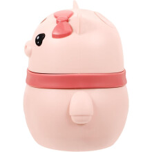 Porte-cure-dents automatique escamotable en forme de cochon avec grande capacité