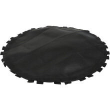 Tapis de saut de rechange pour trampoline avec crochets, en tissu mesh noir, diamètre 38 pouces