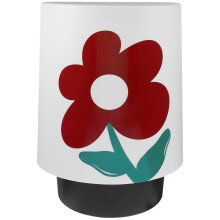 Poubelle rouge double paroi en PVC de 8 litres, grande capacité et utilisation pratique