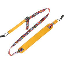 Cordón ajustable para ukelele, resistente al desgaste, de algodón PU, diseño práctico y portátil para transportar ukeleles de adultos.