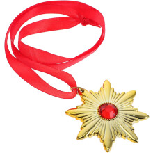 Halloween-Medaillenkette mit Lanyard, Vampir-Abzeichen, Cosplay-Accessoire