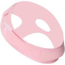 Masque liftant réutilisable en forme de V avec mentonnière pour réduire le double menton et sculpter le visage. Bandoulière de sommeil.