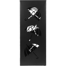 Stojak na parasole, wiadro do przechowywania parasoli, duża pojemność, żelazo, metal, prosty kształt, stylowy, minimalistyczny design