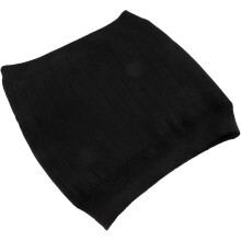 Fascia lombare resistente all'usura, calda a 360, in lana d'agnello, spessa e protettiva per la vita, colore nero.