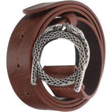 Eleganter Damen-Taillengürtel aus PU mit schicker Schlangenschnalle für Kleider und Jeans – vielseitiges Modeaccessoire