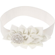 Elastischer Damengürtel, dehnbarer Taillengürtel für Kleider, mit Blumenmuster, bequemes, elastisches Modeaccessoire