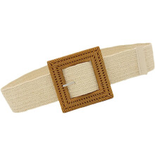 Breiter Vintage-Nylon-Taillengürtel für Damen, dekorativer und verstellbarer Webgürtel