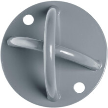 Plaque de suspension en acier pour hamac et support de fixation pour anneaux de gymnastique