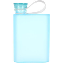 Tragbare Wasserflasche, wiederverwendbare Sportflasche aus Kunststoff, leicht und auslaufsicher, ideal für Reisen und Outdoor-Aktivitäten